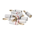 thumbnail image 1 of Sound Banana Plug, Speaker Connector Pure Copper Color Coded  For Home Theater, 1 of 8