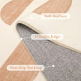 thumbnail image 6 of Bailu Bohemian Style Bedroom Rug 3x5 Soft Slim Kids Room Rug, Modern Washable Distressed Kids Rug Dining Room Kids Classroom Pink, 6 of 7