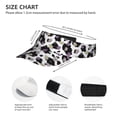 thumbnail image 3 of Kdxio Daisies Flowers Print Sun Visor Hat Golf Visor Adjustable Velcro Outdoor Sports Cap for Men Women, 3 of 7