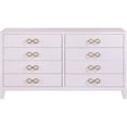 thumbnail image 3 of Meridian Furniture Bowtie Pink / Gold Dresser, 3 of 9