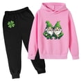 thumbnail image 3 of Xmyrz St Patricks Day Toddler Boy Outfits Set Pants Set Girls Sweatsuit Clothes Sets Clothing Suits Soft Cartoon Sweatshirt Sweatpants Long Sleeve, 3 of 5