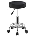 thumbnail image 1 of Silla giratoria de salón Rolling Stool Yaheetech, ajustable, negra, 1 of 9