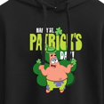 thumbnail image 3 of SpongeBob SquarePants - Happy St. Patricks Day - Juniors Cropped Pullover Hoodie, 3 of 6