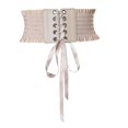 thumbnail image 2 of Cinturón ancho de cintura elástica Zulema para vestido de Novia Beige, 2 of 8