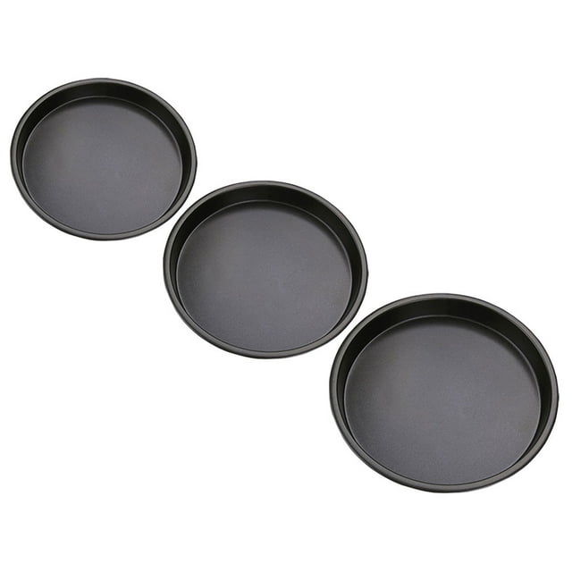FELTECHELECTR 3Pcs Non Stick Oven Tray for Restaurant Carbon Steel Practical Design