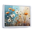 thumbnail image 2 of Designart "Meadow Whispers composition IV" Modern Floater Framed Canvas Art Print, 2 of 7
