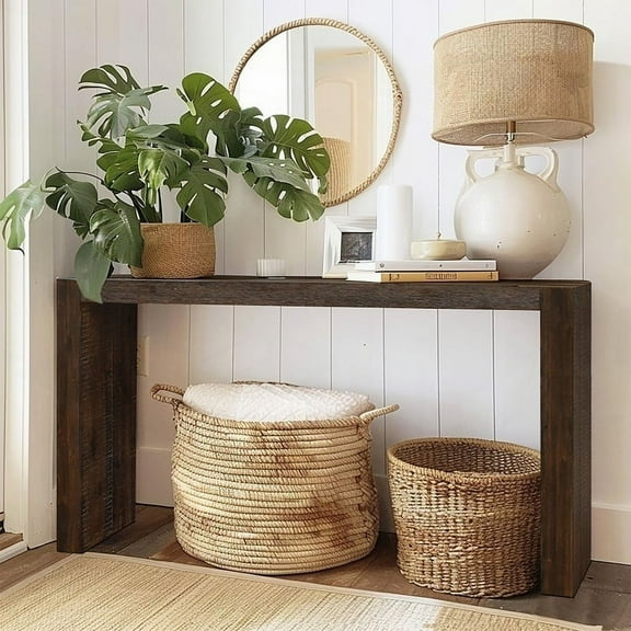 Modern Monterey Console Table with Clean Lines and Rich Finish