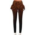thumbnail image 2 of Delayuji Skirted Leggings for Women Tennis Golf Skorts Legging Gym Yoga Legging with Skirts Pickleball Workout Long Pants Fashiona Casual Gradient Printed Yoga Pants, 2 of 5