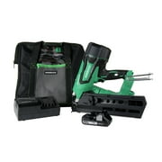 Factory-Reconditioned Metabo HPT NR1890DRM 3-1/2 in. 18V Brushless Full Round Head Framing Nail Gun Kit (Refurbished)