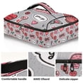 thumbnail image 2 of Iauyy Casserole Carrier for Hot Food Insulated Casserole Travel Carry Bag with Lid Food Warmer Bag for Party/Picnic,Valentine's Day Elements, 2 of 7