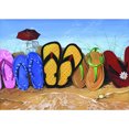 thumbnail image 1 of Pintura de diamante (DE1429) Kits de bricolaje 5D Zapatillas de playa Mosaico cuadrado Artesanía 50x70cm Hugtrwg Para estrenar, 1 of 1