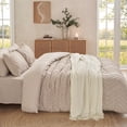 thumbnail image 2 of MARNUR Queen Comforter Set, 7 Pieces Boho Tufted Bed in a Bag, All-Season Prewashed Soft Bedding Set with Comforter, Sheets, Pillowcases & Shams, Beige, 2 of 12