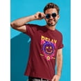 thumbnail image 2 of Flaming Globe And Eyeball T-Shirt Men -Image by Shutterstock, Male Large, 2 of 4