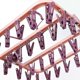 thumbnail image 3 of Sock Drying Racks, Folding Laundry Hanger with 32 Pegs Clothes Drying Rack, Clothes Hanger Rack, 3 of 4