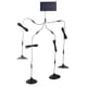 thumbnail image 4 of Luces colgantes solares de 4 cabezales IP65, luces de cobertizo blancas cálidas impermeables con control remoto para jardín de Patio al aire libre, 4 of 10