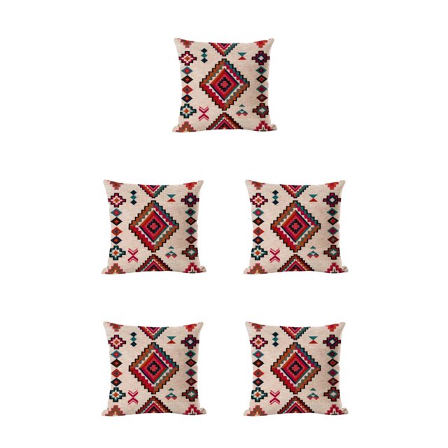 Injueey Cojín decorativo Fundas de almohada Funda de almohada Sofá Cama Coche Type2 NO2