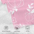 thumbnail image 4 of SKYSONIC 16"x28" Face Hand Towel Set, Pink Flowers Leaves Cotton Washcloths, Quick-Dry Highly Absorbent Bath Towels 2 PCS for Bathroom Ktichen Travel SPA Gym, 4 of 7