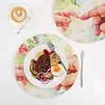 thumbnail image 4 of Hands Flowers Trivet Mats Woven Pot Holders 3Pcs Non-Slip Heat Resistant for Hot Pots Pans Pats, 4 of 6