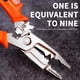thumbnail image 5 of Heavy Duty Stripping Pliers For Breaking Twisting Unloading Pulling Shearing Clamping And Peeling Multifunctional Pointed Nose Tail Knife, 5 of 9