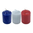 thumbnail image 2 of 15 Hour Patriotic Lightly Scented Votive Candles 20 Candles Per Box with Textured Outer Finish 7 Red 7 White 6 Blue Made in The USA, 2 of 2