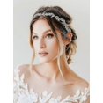 thumbnail image 3 of Leaf Wedding Headpieces For Bride Flower Girl Gold Bridal Headband With Rhinestones Women Handmade Hair Accessories, 3 of 4