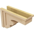 thumbnail image 5 of 7"W x 21"D x 14"H Classic Highland Rough Cedar Woodgrain TimberThane Corbel, Primed Tan, 5 of 6