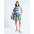 thumbnail image 2 of Free Assembly Women's and Women's Plus Houndstooth Pleated Skirt, Sizes 0-26W, 2 of 5