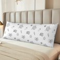 thumbnail image 4 of KLL Ultra Soft Microfiber Body Pillow Cover/Pillowcases 20"x54" with Hidden Zipper Closure-Hand Drawn Turtle, 4 of 5