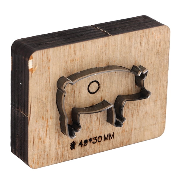 Molde De Perforación De Cuero, Troquel De Perforación De Cuero Con Forma De Cerdo De Alta Densidad De Corte Perfecto Para Caucho