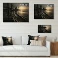 thumbnail image 4 of Designart "Coastal Reverie Beach Photo II" Nautical & Beach Print on Natural Pine Wood, 4 of 5