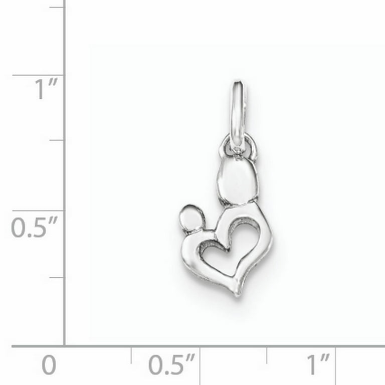 Silver Heart magnet charm, 2 Gram at Rs 25 in New Delhi