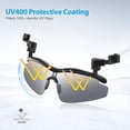 thumbnail image 4 of Gafas de Sol Polarizadas con Clip para Gorra, Protección UV100%, Lentes TAC, Ajustables, Pesca, Ciclismo, Senderismo, 4 of 5