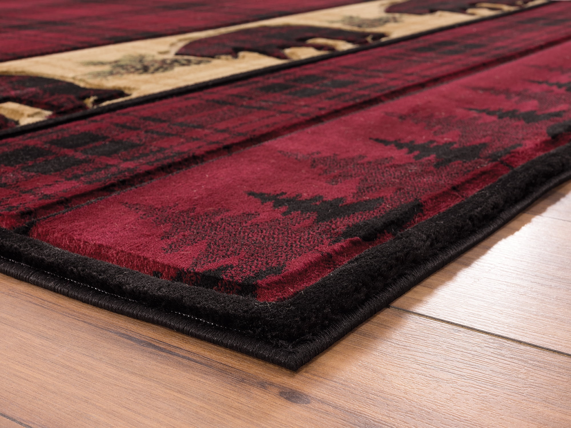 United Weavers of America Lodge Plaid Hand-Made Area Rug, 1.83' x 2.67'