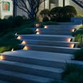 thumbnail image 3 of Lefu LED Solar Step Lights Triangle Powered Stair Lights for Stair Deck Front Step, 3 of 9