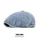 thumbnail image 2 of Gorra de mezclilla lavada plana para hombre, gorra ajustable Gatsby Newsboy, 2 of 2