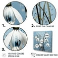 thumbnail image 3 of Designart "Minimalist Snowdrop Photography" Snowdrops Wall Decor, 3 of 7