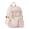 thumbnail image 3 of Madden NYC Women's Dome Pocket Backpack with Pouch, Khaki, 3 of 5