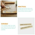 thumbnail image 4 of LNGOOR Mexican Train Set with 8 Wooden Domino Trays and Bases, 4 of 6