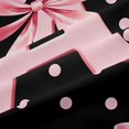 thumbnail image 5 of Manfei Letter A Print Blackout Curtains,Pink Dreamy Bow Window Curtains Pack of 2 (38x45 Each), 5 of 6