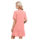 thumbnail image 3 of Vestido de Cuello Redondo y Corta Rosa L, 3 of 7