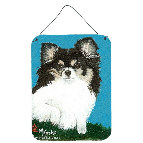 Carolines Treasures MH1022DS1216 Chihuahua Cute Face Wall or Door Hanging Prints 12x16 multicolor