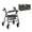 Butterfly Mushroom Floral, variant on COEQINE Rollator Walker Seat and Backrest Covers with Folding Accessories Bag 3 Pack Set, Easy to Install Rollator Walker Accessories Gifts for Seniors, Purple Butterfly Print
