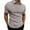 Gray, variant on CaiJunJia George Polo Shirt,Mens Zipper Golf Shirt Moisture Wicking Dry Fit Performance Sport Short Sleeve Golf Polo Shirts for Men