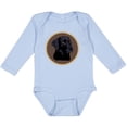 thumbnail image 3 of Inktastic Black Lab Dog Labrador Retriever Boys or Girls Long Sleeve Baby Bodysuit, 3 of 5