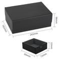 thumbnail image 1 of destyer Boîte de Rangement pour Cartes de Jeu à Double Compartiments Usages Multiples Multifonctionnelle Noir Gris, 1 of 9