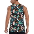 thumbnail image 3 of Fotbe Rottweiler Pattern Men's Quick Dry Workout Tank Top Gym Muscle Tee Fitness Bodybuilding Sleeveless T Shirt Breathable Workout Shirt-4X-Large, 3 of 9