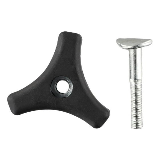Triangle Handle Knob Nut Screw Bolt Set for Lawn Mower Replacement Spare Parts Garden Power Tool Parts Wheel Knobs Nut Triangle Handle