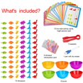 thumbnail image 3 of Counting Dinosaurs Toys Set for Kids with Sorting Bowels, 3 of 9