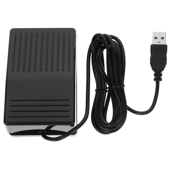 Worgeous spark control footswitch USB Foot Switch Plastic Black Foot Pedal Switch 1Pack