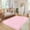pink, variant on Scalloped Area Rug,Low Pile Non Slip Rug, Ultra Thin Solid Non Shedding Carpet, Modern Decor Rug for Living Room Bedroom Dining Room Office